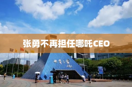 张勇不再担任哪吒CEO