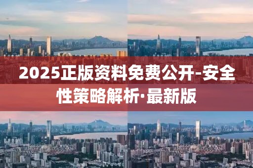 2025正版资料免费公开-安全性策略解析·最新版