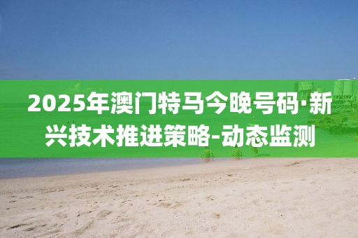 2025年澳门特马今晚号码·新兴技术推进策略-动态监测