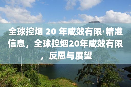 全球控烟 20 年成效有限·精准信息，全球控烟20年成效有限，反思与展望