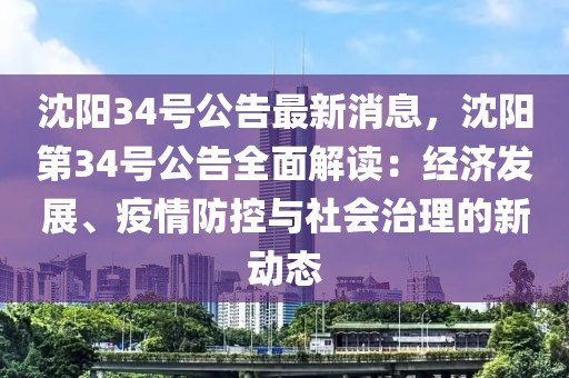 沈阳34号公告最新消息，沈阳第34号公告全面解读：经济发展、疫情防控与社会治理的新动态