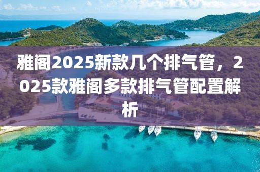 雅阁2025新款几个排气管，2025款雅阁多款排气管配置解析