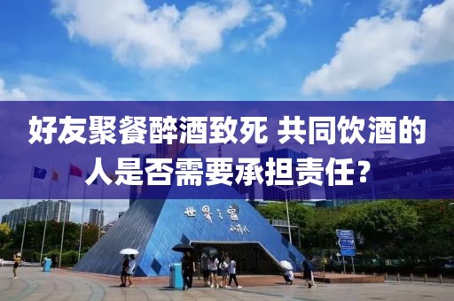 好友聚餐醉酒致死 共同饮酒的人是否需要承担责任？