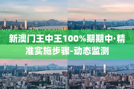 新澳门王中王100%期期中·精准实施步骤-动态监测