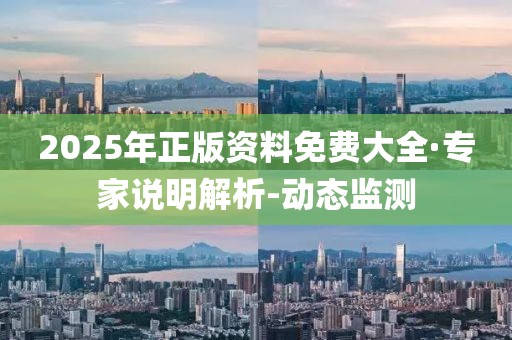 2025年正版资料免费大全·专家说明解析-动态监测