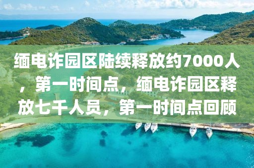 缅电诈园区陆续释放约7000人，第一时间点，缅电诈园区释放七千人员，第一时间点回顾