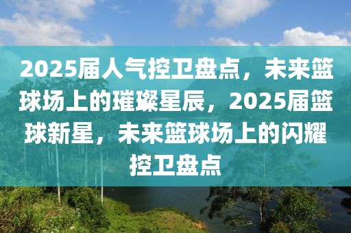 2025届人气控卫盘点，未来篮球场上的璀璨星辰，2025届篮球新星，未来篮球场上的闪耀控卫盘点