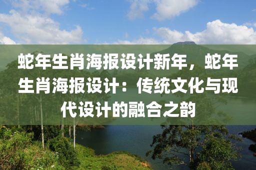 蛇年生肖海报设计新年，蛇年生肖海报设计：传统文化与现代设计的融合之韵