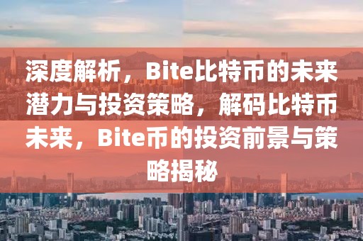 深度解析，Bite比特币的未来潜力与投资策略，解码比特币未来，Bite币的投资前景与策略揭秘