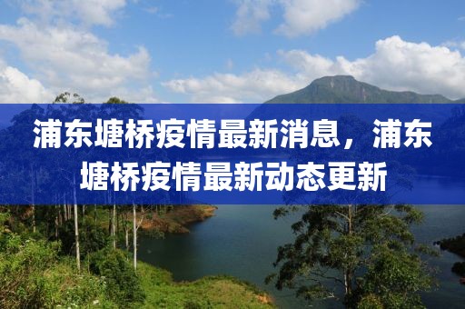 浦东塘桥疫情最新消息，浦东塘桥疫情最新动态更新