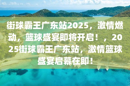 街球霸王广东站2025，激情燃动，篮球盛宴即将开启！，2025街球霸王广东站，激情篮球盛宴启幕在即！