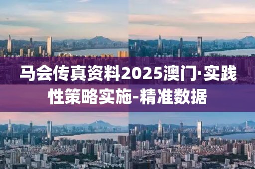 马会传真资料2025澳门·实践性策略实施-精准数据