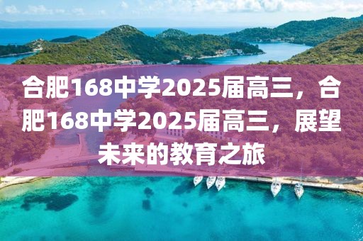 合肥168中学2025届高三，合肥168中学2025届高三，展望未来的教育之旅