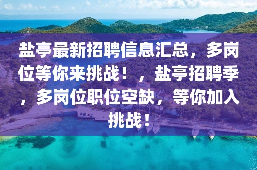 盐亭最新招聘信息汇总，多岗位等你来挑战！，盐亭招聘季，多岗位职位空缺，等你加入挑战！