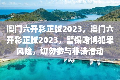 澳门六开彩正版2023，澳门六开彩正版2023，警惕赌博犯罪风险，切勿参与非法活动