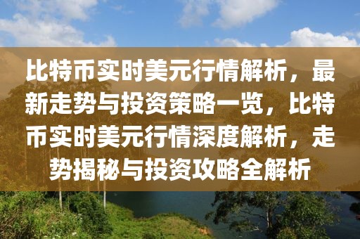 比特币实时美元行情解析，最新走势与投资策略一览，比特币实时美元行情深度解析，走势揭秘与投资攻略全解析