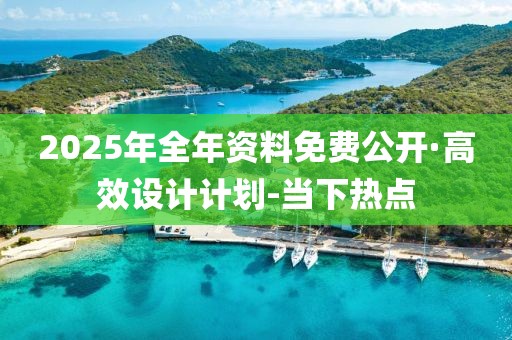 2025年全年资料免费公开·高效设计计划-当下热点