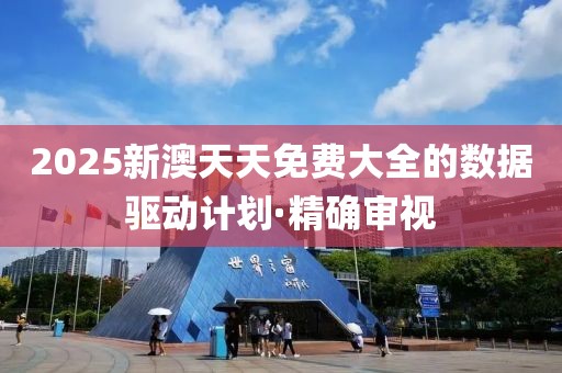 2025新澳天天免费大全的数据驱动计划·精确审视