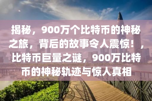 揭秘，900万个比特币的神秘之旅，背后的故事令人震惊！，比特币巨量之谜，900万比特币的神秘轨迹与惊人真相