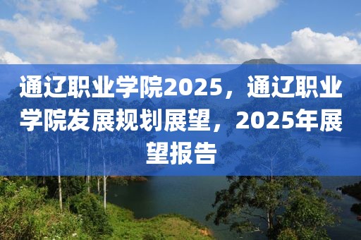 通辽职业学院2025，通辽职业学院发展规划展望，2025年展望报告