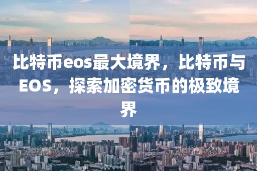 比特币eos最大境界，比特币与EOS，探索加密货币的极致境界