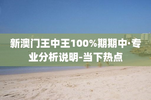 新澳门王中王100%期期中·专业分析说明-当下热点