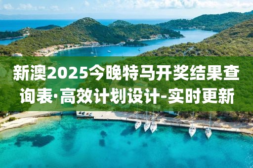 新澳2025今晚特马开奖结果查询表·高效计划设计-实时更新