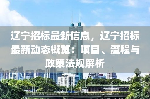 辽宁招标最新信息，辽宁招标最新动态概览：项目、流程与政策法规解析