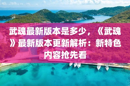 武魂最新版本是多少，《武魂》最新版本更新解析：新特色内容抢先看