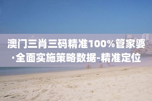 澳门三肖三码精准100%管家婆·全面实施策略数据-精准定位