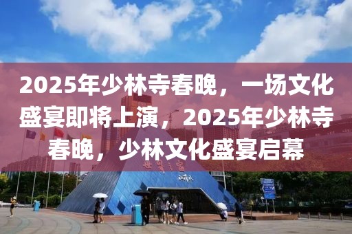 2025年少林寺春晚，一场文化盛宴即将上演，2025年少林寺春晚，少林文化盛宴启幕