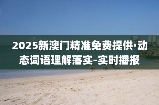 2025新澳门精准免费提供·动态词语理解落实-实时播报