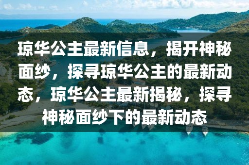 琼华公主最新信息，揭开神秘面纱，探寻琼华公主的最新动态，琼华公主最新揭秘，探寻神秘面纱下的最新动态