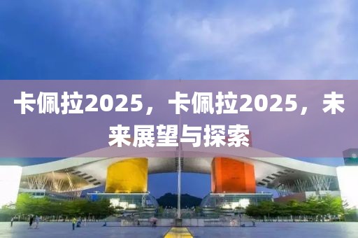 卡佩拉2025，卡佩拉2025，未来展望与探索