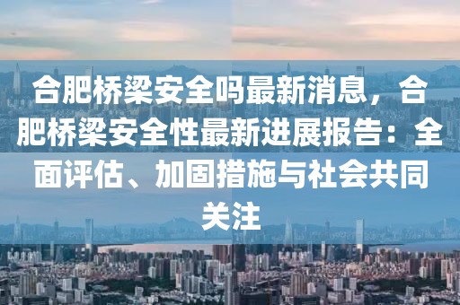 合肥桥梁安全吗最新消息，合肥桥梁安全性最新进展报告：全面评估、加固措施与社会共同关注