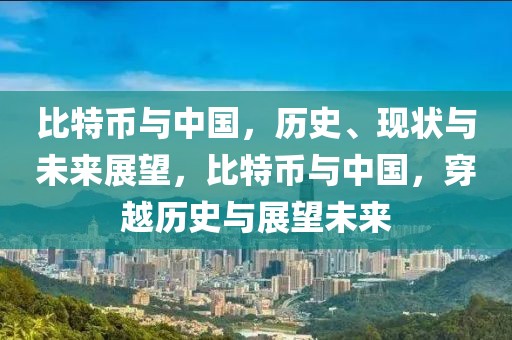 比特币与中国，历史、现状与未来展望，比特币与中国，穿越历史与展望未来