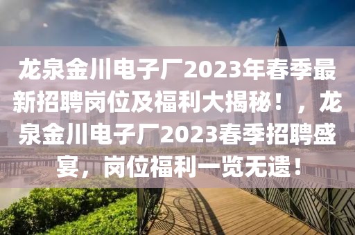 龙泉金川电子厂2023年春季最新招聘岗位及福利大揭秘！，龙泉金川电子厂2023春季招聘盛宴，岗位福利一览无遗！