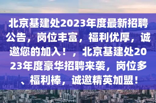 北京基建处2023年度最新招聘公告，岗位丰富，福利优厚，诚邀您的加入！，北京基建处2023年度豪华招聘来袭，岗位多、福利棒，诚邀精英加盟！