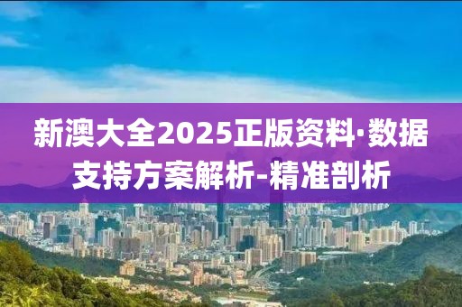 新澳大全2025正版资料·数据支持方案解析-精准剖析