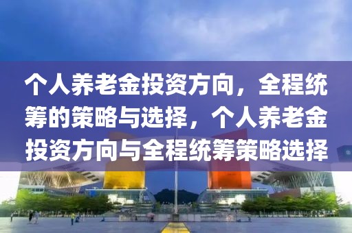 个人养老金投资方向，全程统筹的策略与选择，个人养老金投资方向与全程统筹策略选择