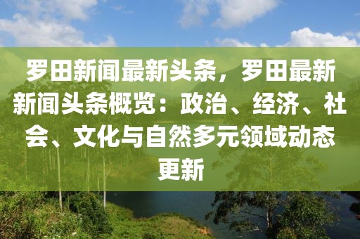 罗田新闻最新头条，罗田最新新闻头条概览：政治、经济、社会、文化与自然多元领域动态更新