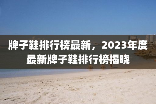 牌子鞋排行榜最新，2023年度最新牌子鞋排行榜揭晓