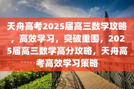 天舟高考2025届高三数学攻略，高效学习，突破重围，2025届高三数学高分攻略，天舟高考高效学习策略