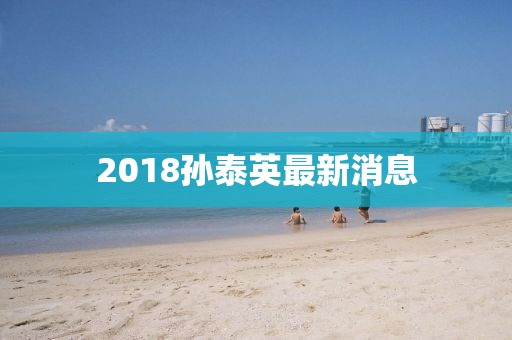 2018孙泰英最新消息