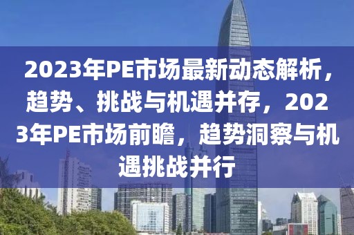 2023年PE市场最新动态解析，趋势、挑战与机遇并存，2023年PE市场前瞻，趋势洞察与机遇挑战并行