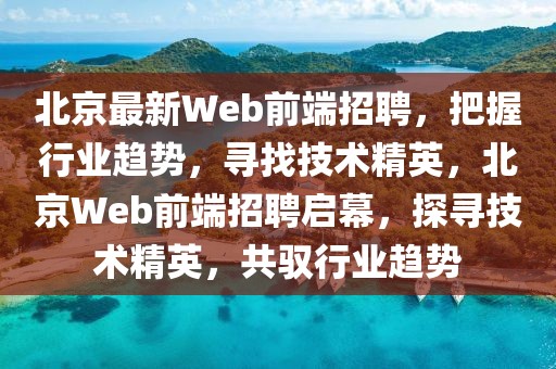 北京最新Web前端招聘，把握行业趋势，寻找技术精英，北京Web前端招聘启幕，探寻技术精英，共驭行业趋势