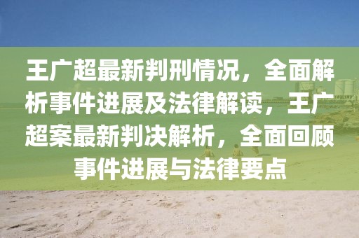 王广超最新判刑情况，全面解析事件进展及法律解读，王广超案最新判决解析，全面回顾事件进展与法律要点