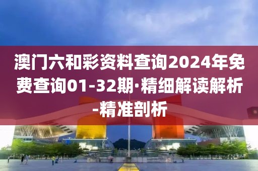 澳门六和彩资料查询2024年免费查询01-32期·精细解读解析-精准剖析