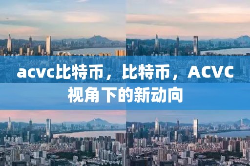 acvc比特币，比特币，ACVC视角下的新动向