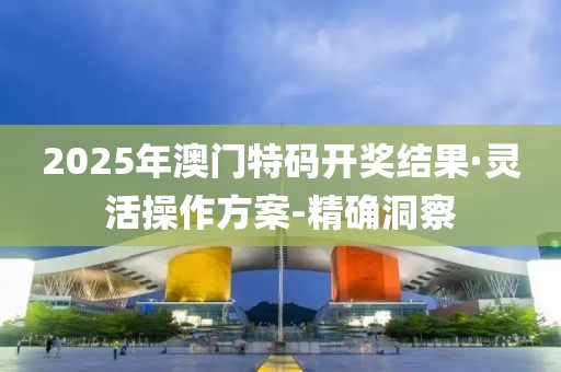 2025年澳门特码开奖结果·灵活操作方案-精确洞察